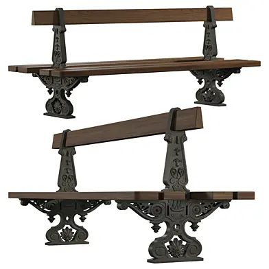 Ville de Paris Bench by Ghm Eclatec