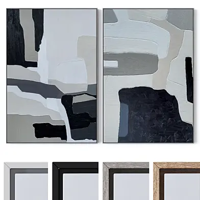 Set of large wall paintings 2288