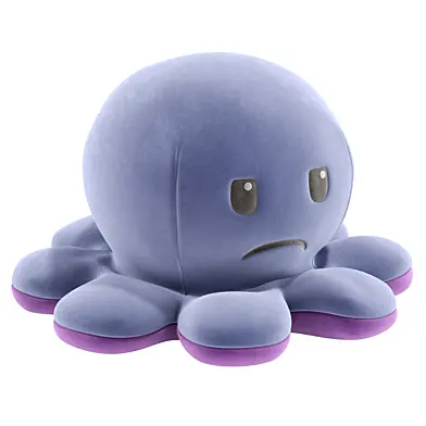 Toyingly Reversible Octopus Plush Soft Toy