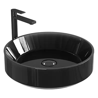 Waschbecken Amiens Smoky Schwarz
