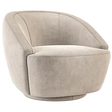 Restoration Hardware Lecco Swivel Chair