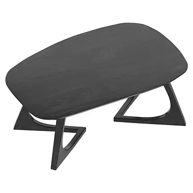 Sculptural Ash Wood Oval Coffee Table Журнальный столик