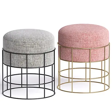 Deepmala Ottoman with Cushion pouf