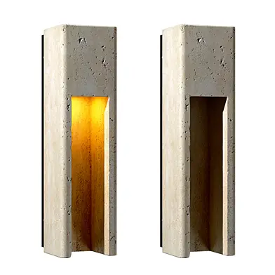 CB2 Graziano Travertine Wall Sconce