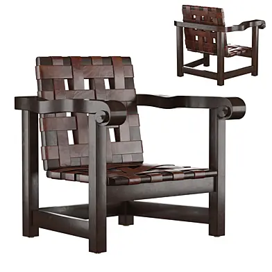 Leather Armchair Gerd