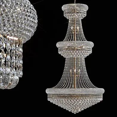 Подвесная люстра Elegant Lighting Primo Royal Cut 32 lamps