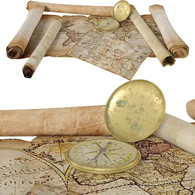 Parchment Scroll / Papirus Map