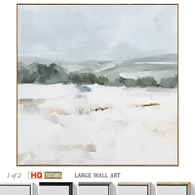 Large Abstract Neutral Textural Wall Art C-735