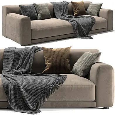 Poliform Paris Seoul 2 Seats Sofa