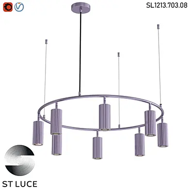 SL1213.703.08 Светильник подвесной ST-Luce Серый ОМ