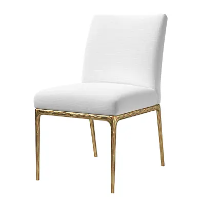 RH Thaddeus Track Fabric Side Chair