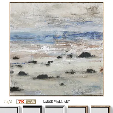 Accent Large Abstract Textural Wall Art C-744