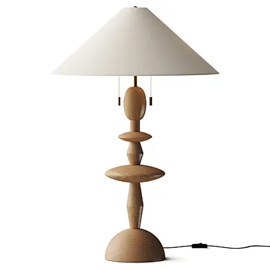 Crate and Barrel Athena Calderone Tournage Table Lamp