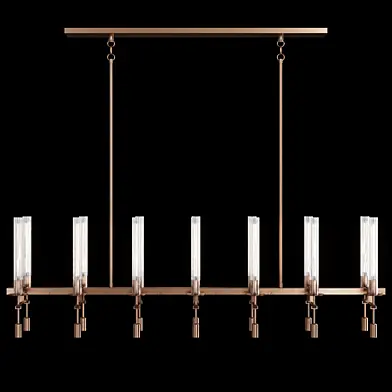 Restoration Hardware FONTANELLE LINEAR CHANDELIER 66 Bronze