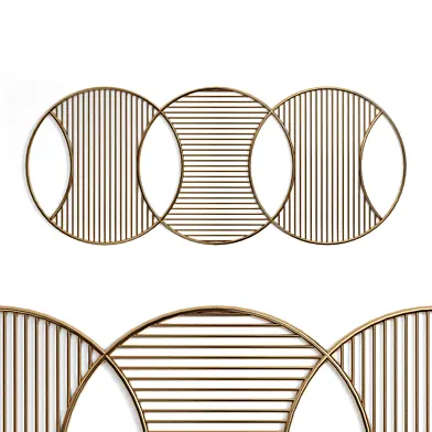 Large 3 Circles Wall Decor