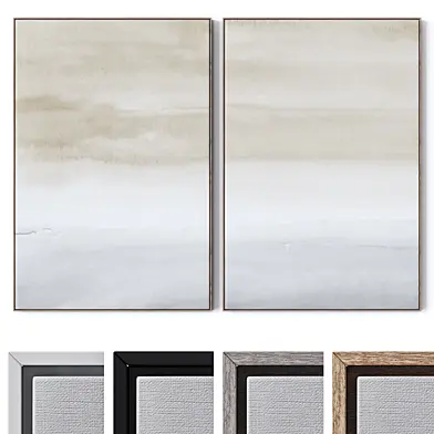 Set of large wall paintings 2435