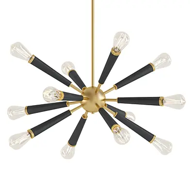 Zodiac Brass Chandelier