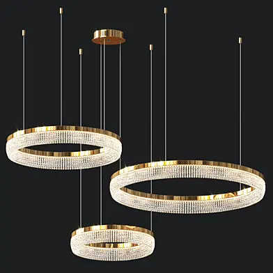 Crystal Ring Chandelier
