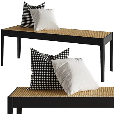 Castagna Solid Wood Bench by Sand & Stable