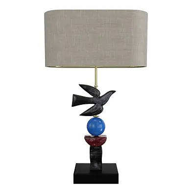 Contemporary Bird in Flight Table Lamp