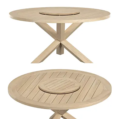 SUMATRA ROUND OUTDOOR DINING TABLE