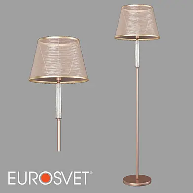 ОМ Напольный торшер с абажуром Eurosvet 01076/1 Alcamo