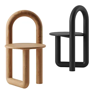 Arched Mono Chair by Objects and Ideas