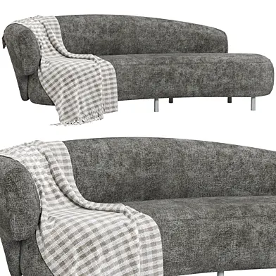 ANA MERIDIENNE Delcourt Collection sofa