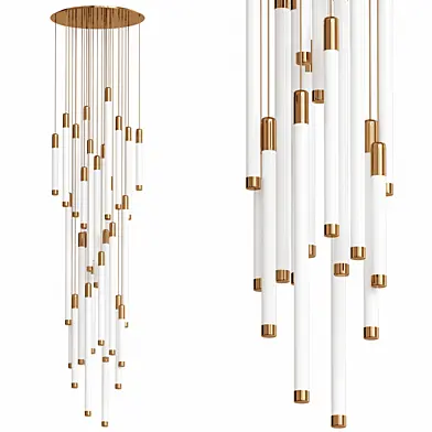 Felix Glass Droplet Chandelier