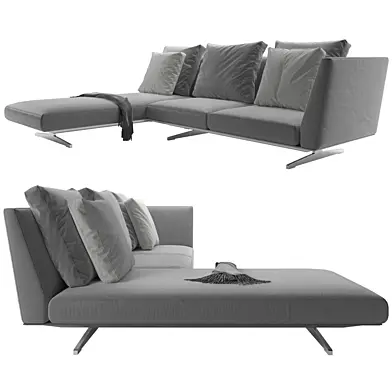 Flexform Sofa-evergreen