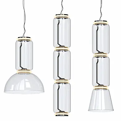 Noctambule Suspension Cylinder Bowl lamp