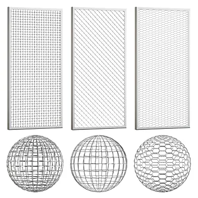 Wire Mesh Set 2