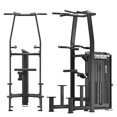 Тренажер DHZ Fitness E-7009A DipChin Assist Турник, брусья с противовесом