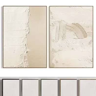 Plaster Two Photo Frame T-396