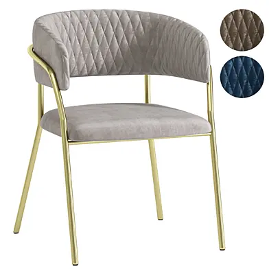 ATARAH LUX VELVET DINING CHAIR