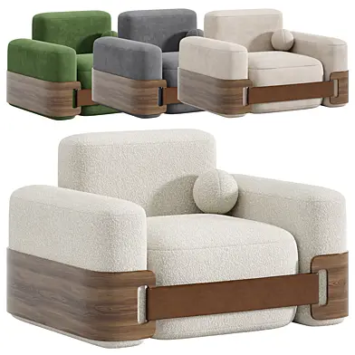 Comfortable Straps Armchair by Homecrux