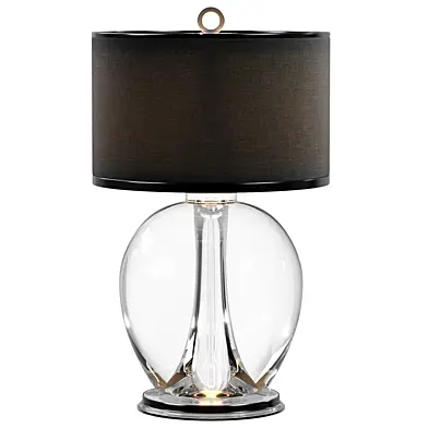 Rosendale Wide Table Lamp - Dutch Silver by LUXDECO