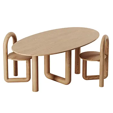 Mono Table oval by Objects and Ideas