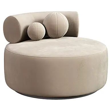 TUBE armchair white