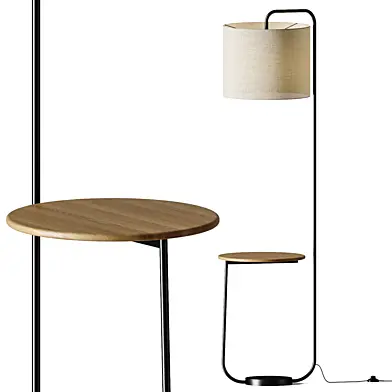 Industrial Shelf Floor Lamp