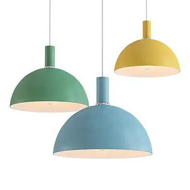 modern nordic round lampshade hanging light