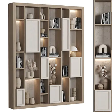 Cabinet with shelves_042