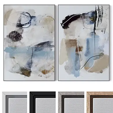 Set of large wall paintings 2489