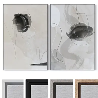 Set of large wall paintings 2490