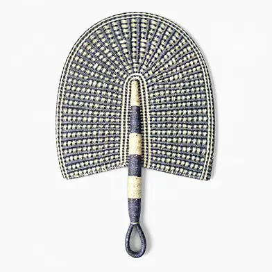 African Handwoven Fan 3