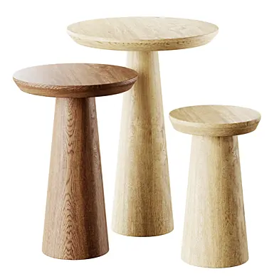 Mckoy Pedestal End Tables by Wade Logan