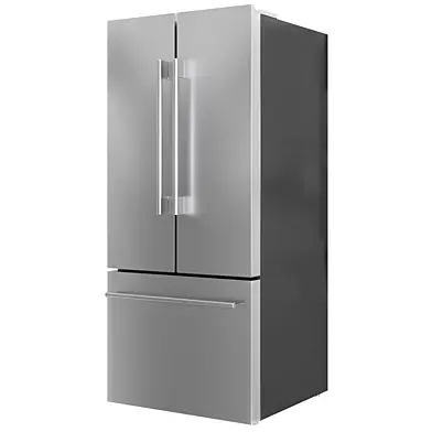 French Door Refrigerator with Bottom Freezer