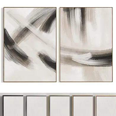 Plaster Two Photo Frames T-434