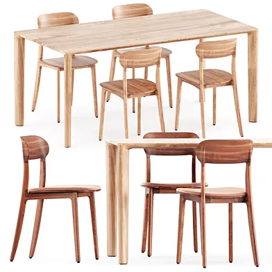 Tanka chair and Mela table by Artisan