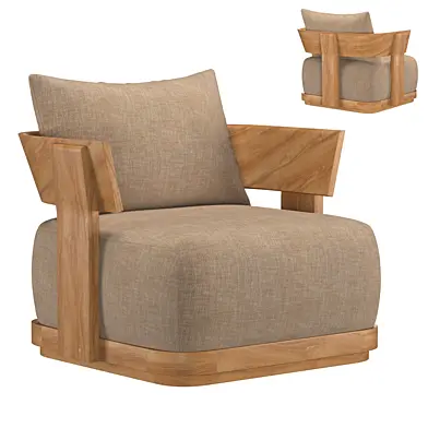 SOLARO TEAK LOUNGE CHAIR